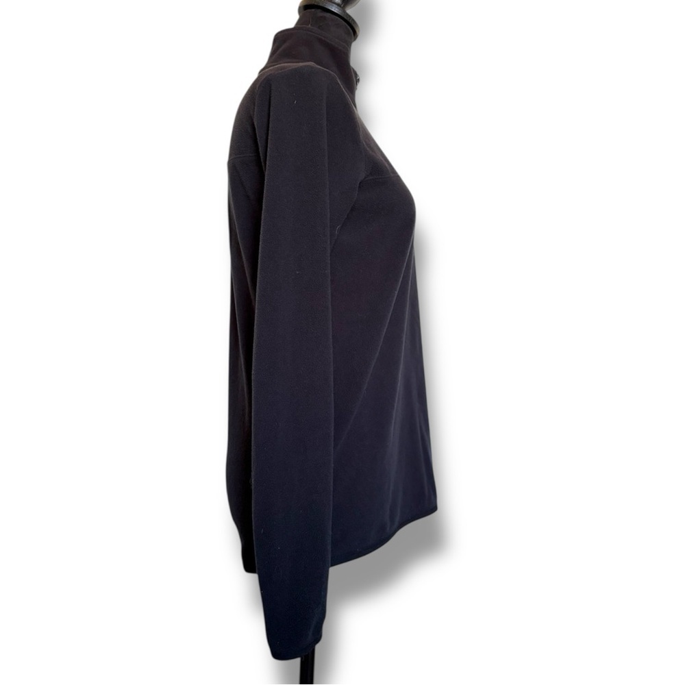 The North Face Women's Small Black Fleece Half Zip Jacket With Embroidered Logo - Picture 3 of 6